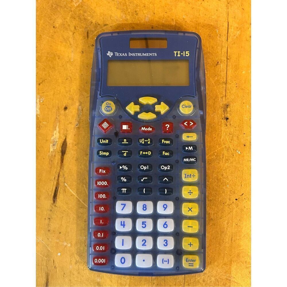 Texas Instruments TI-15 Explorer Basic Calculator (0710)